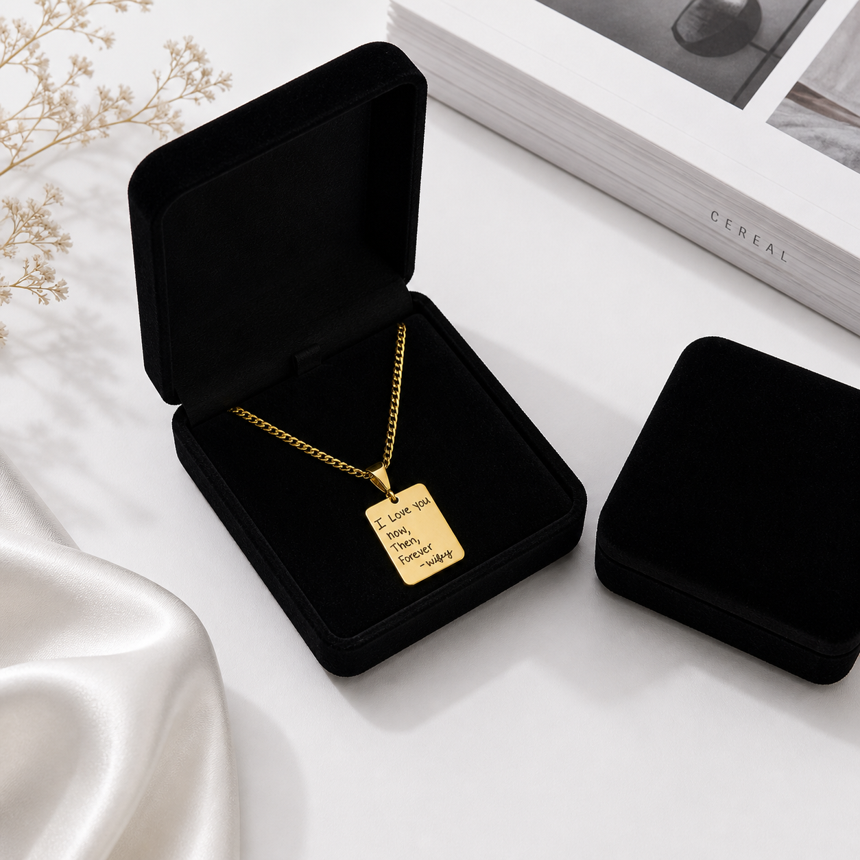 Customized Handwritten Necklace, Real (Your Own) Handwriting